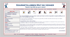 Desktop Screenshot of gourmetklubben.aktivfokus.com